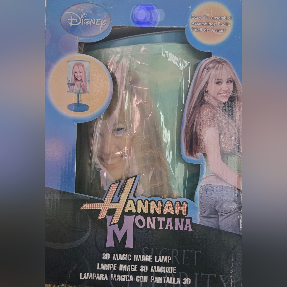 Disney Hannah Montana 3D Image Lamp  - Teal